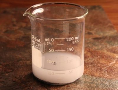 Calcium Carbonate Solution in a Beaker