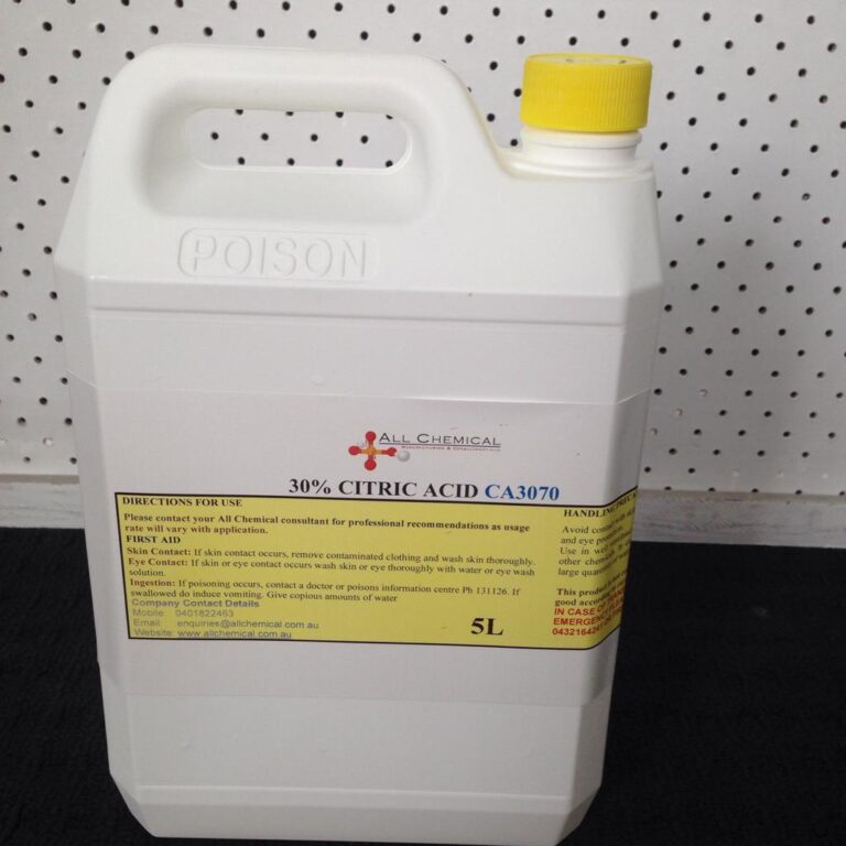 Citric Acid 30 Solution All Chemical