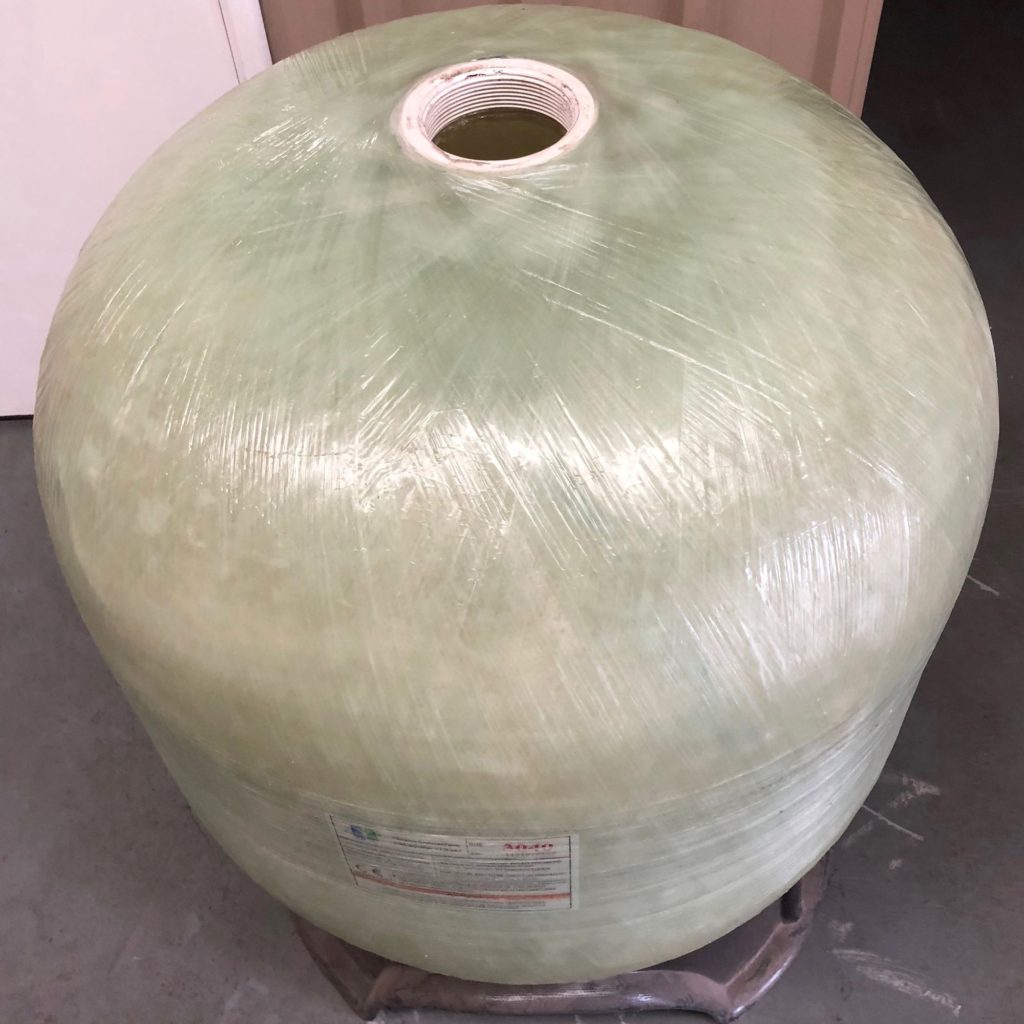 Fiberglass Shallow Medium Filter Tank All Chemical