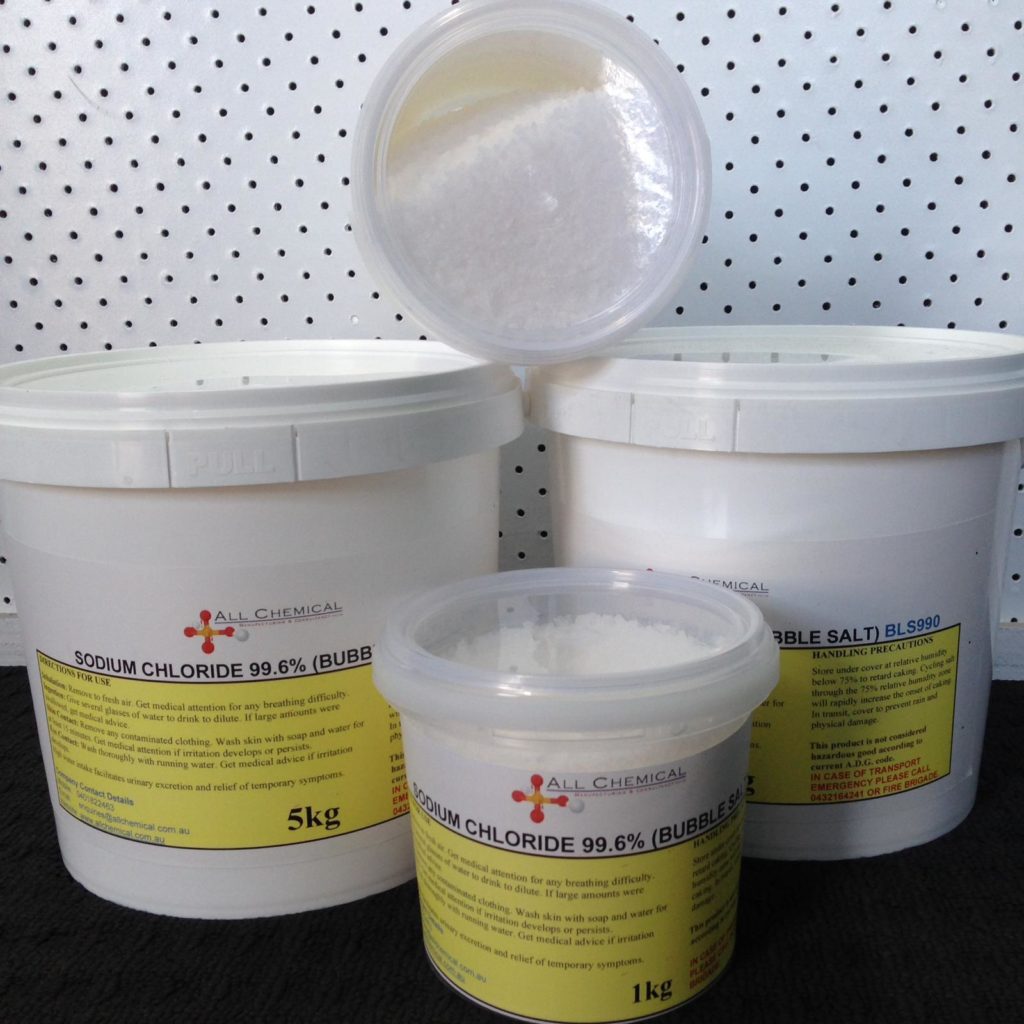 SODIUM CHLORIDE (BUBBLE SALT FOOD GRADE) All Chemical