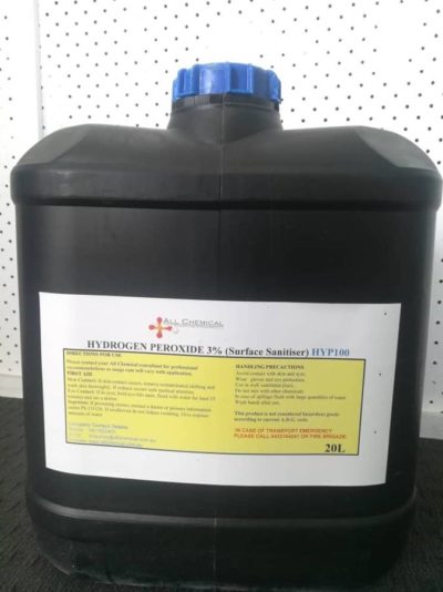Hydrogen peroxide surface sanitiser