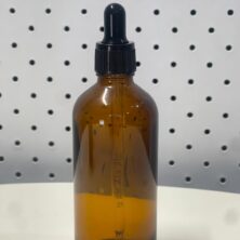 100ml Amber Dropper Bottle with 1ml measured glass eye dropper